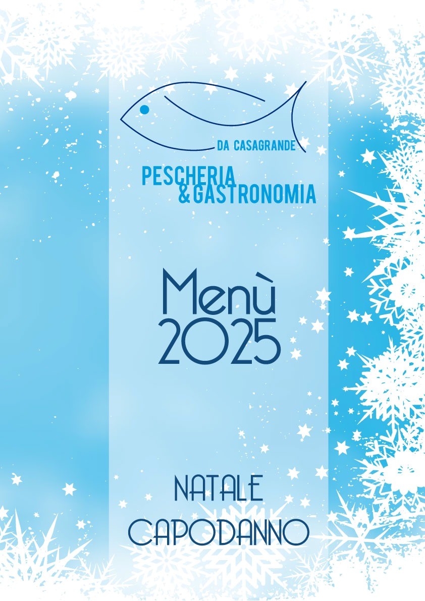MENU' DI NATALE E CAPODANNO 2025